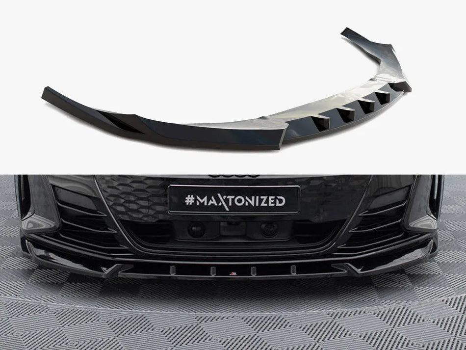 Maxton Front Splitter V.1 Audi e-Tron GT / RS GT Mk1