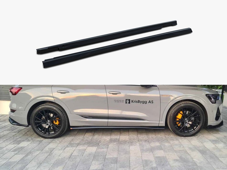 Maxton Side Skirts Diffusers Audi e-Tron S-Line