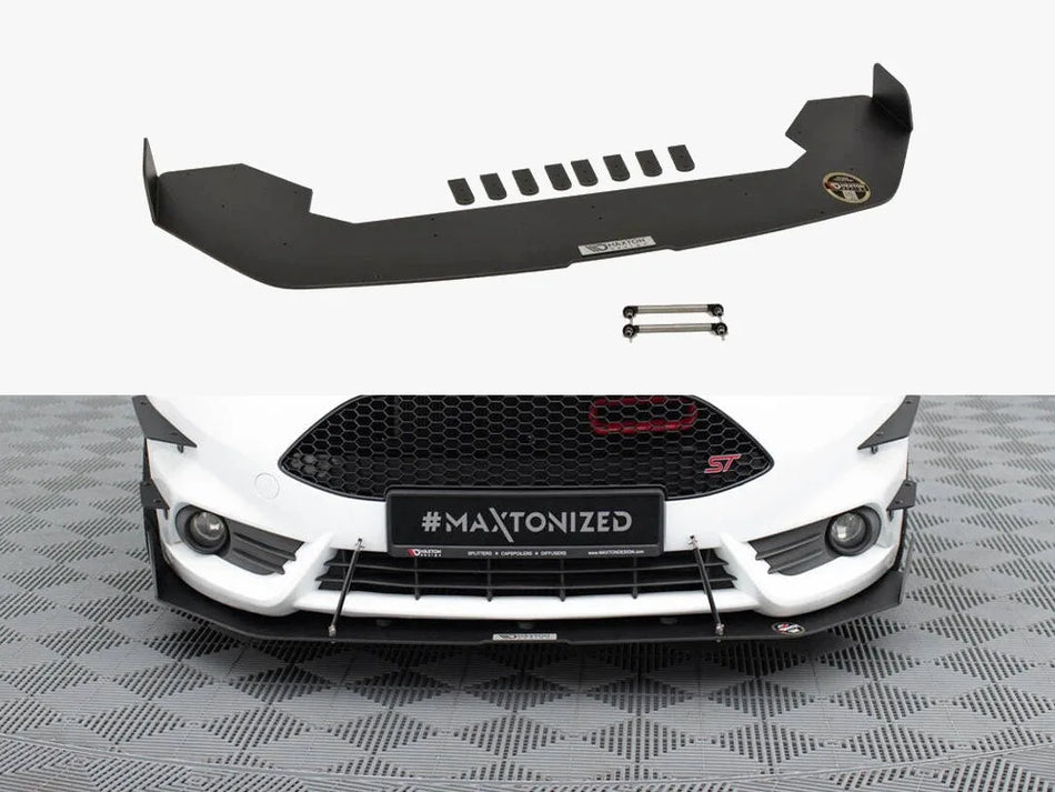 Maxton Front Racing Splitter V.2 Fiesta ST Mk7 Facelift