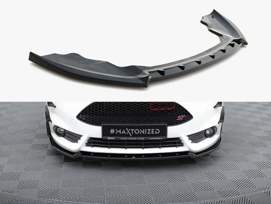 Maxton Front Splitter V.4 Ford Fiesta ST Mk7 Facelift