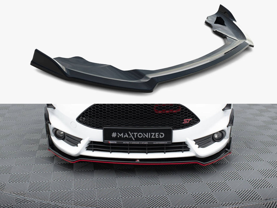 Maxton Front Splitter V.5 Ford Fiesta ST Mk7 Facelift