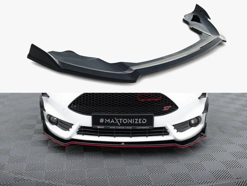 Maxton Front Splitter V.5 Ford Fiesta ST Mk7 Facelift