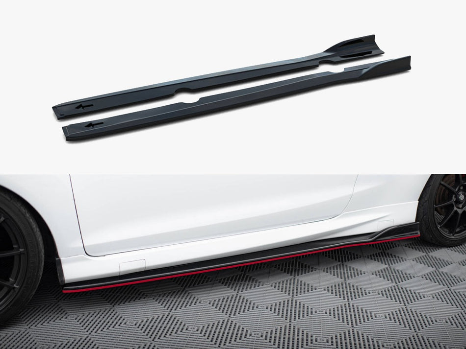 Maxton Side Skirts Diffusers V.3 Ford Fiesta ST / ST-Line Mk7 / Mk7 FL