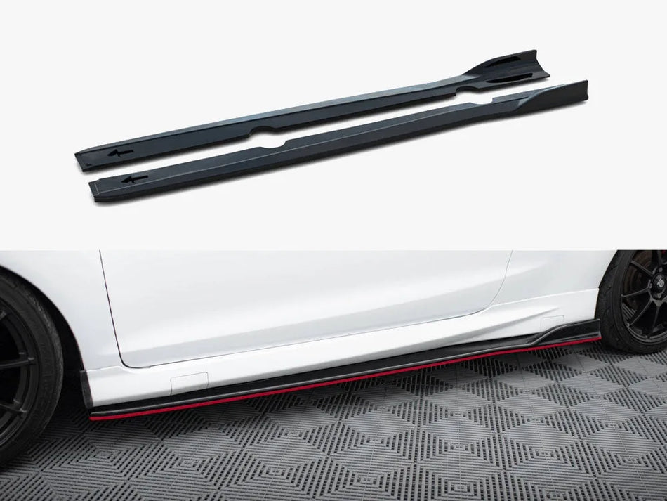 Maxton Side Skirts Diffusers V.3 Ford Fiesta ST / ST-Line Mk7 / Mk7 FL