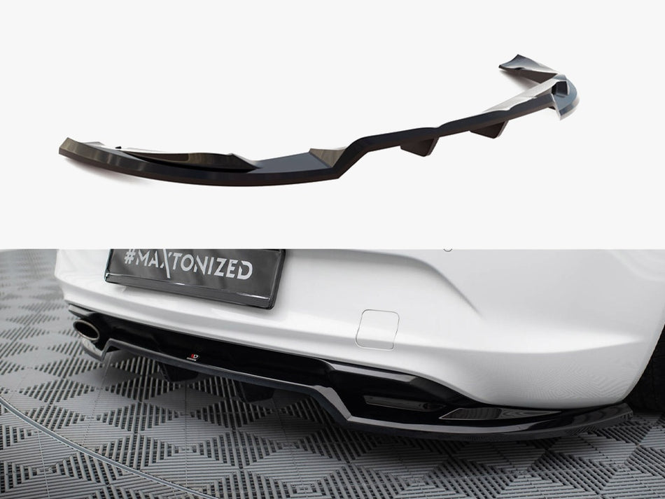 Maxton Central Rear Splitter (Vertical Bars) Opel Cascada