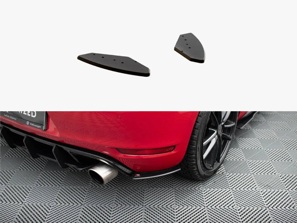 Maxton Street PRO Rear Side Splitters VW Golf GTI Mk6