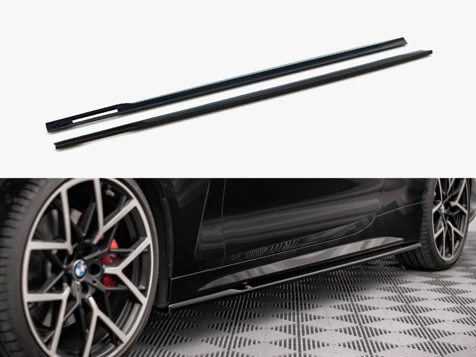 Maxton Side Skirts Diffusers V.1 BMW 4 M-Pack / M440i G22 / G23 / G22 Facelift / G23 Facelift