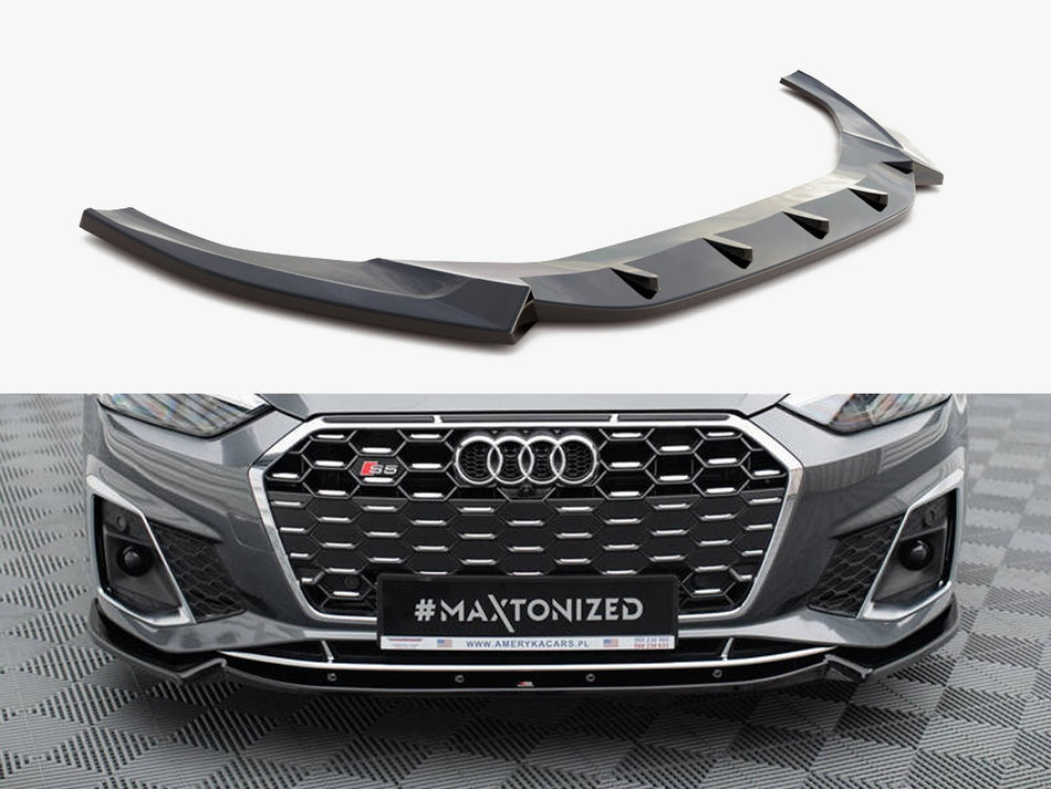 Maxton Front Splitter V.2 Audi S5 / A5 S-Line F5 Facelift