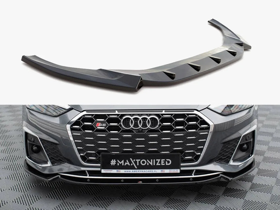 Maxton Front Splitter V.2 Audi S5 / A5 S-Line F5 Facelift