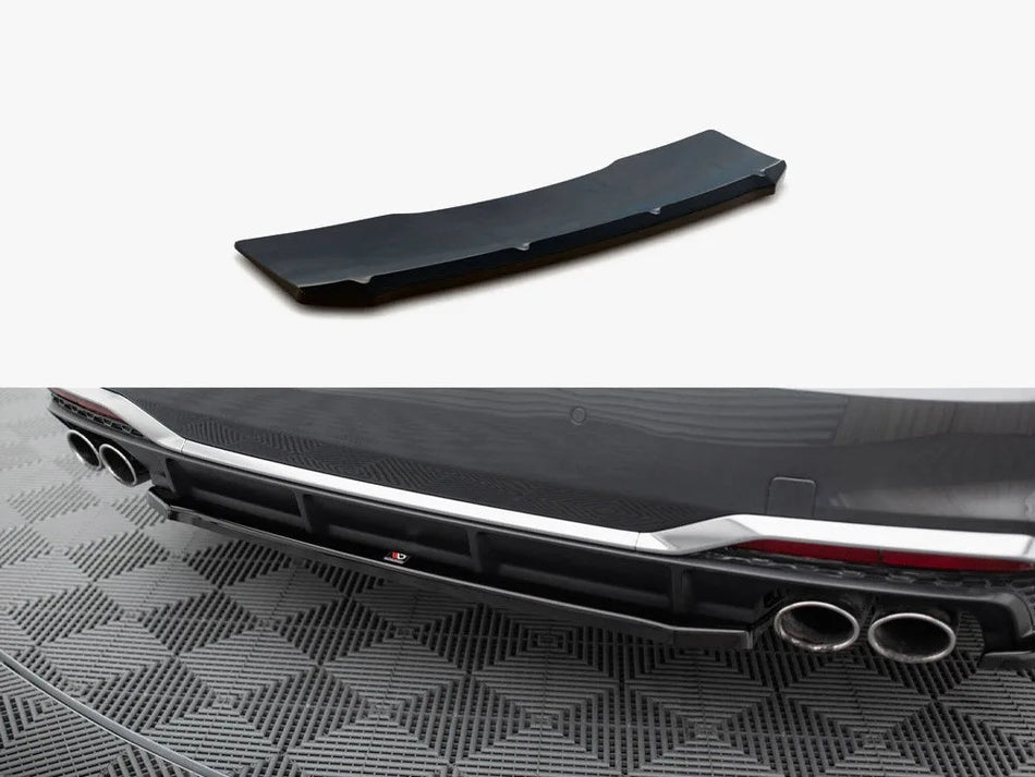 Maxton Central Rear Splitter S5 Sportback / Coupe F5 Facelift