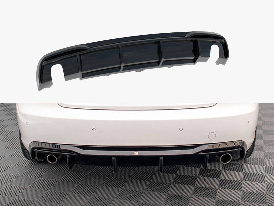 Maxton Rear Valance Audi A5 Coupe 8T Facelift (Version with single exhausts on both sides)