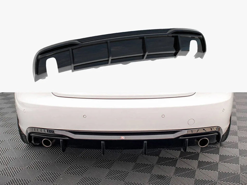 Maxton Rear Valance Audi A5 Coupe 8T Facelift (Version with single exhausts on both sides)