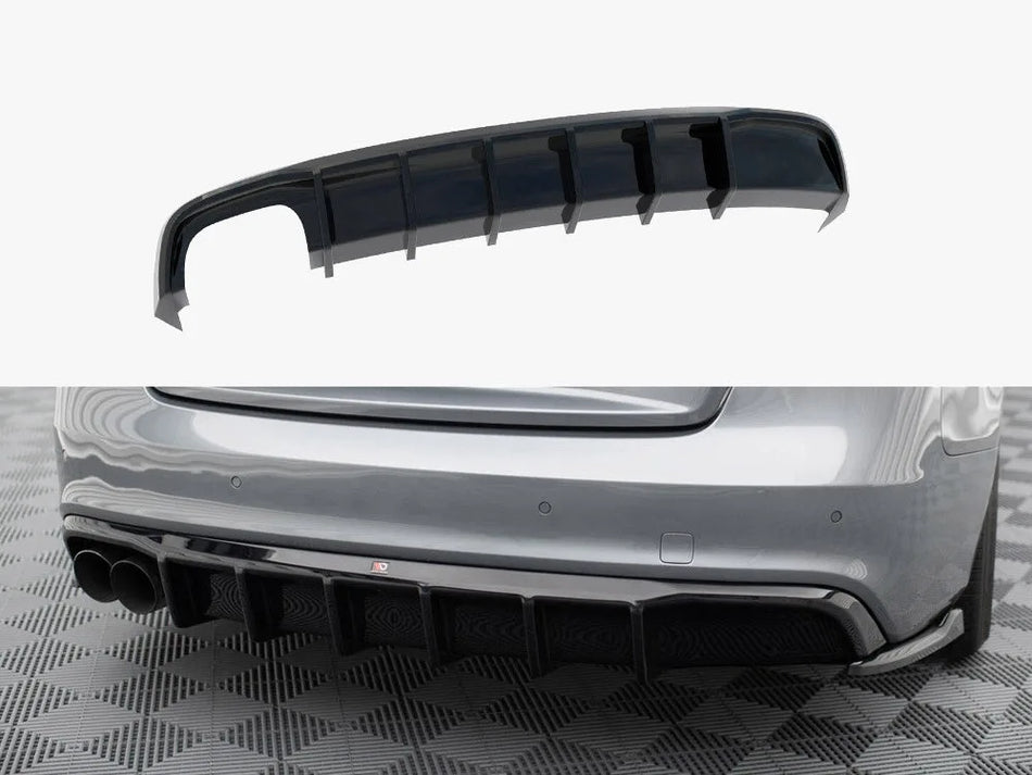 Maxton Rear Valance Audi S5 / A5 S-Line 8T Facelift (Single side dual exhaust version)