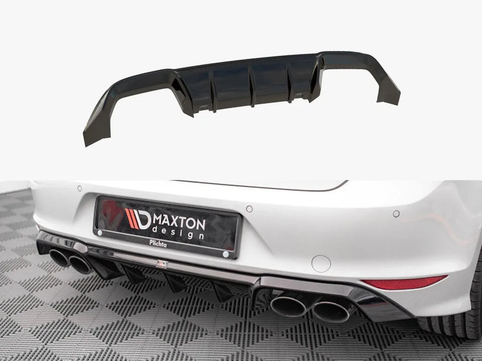 Maxton Rear Valance VW Golf R Mk7