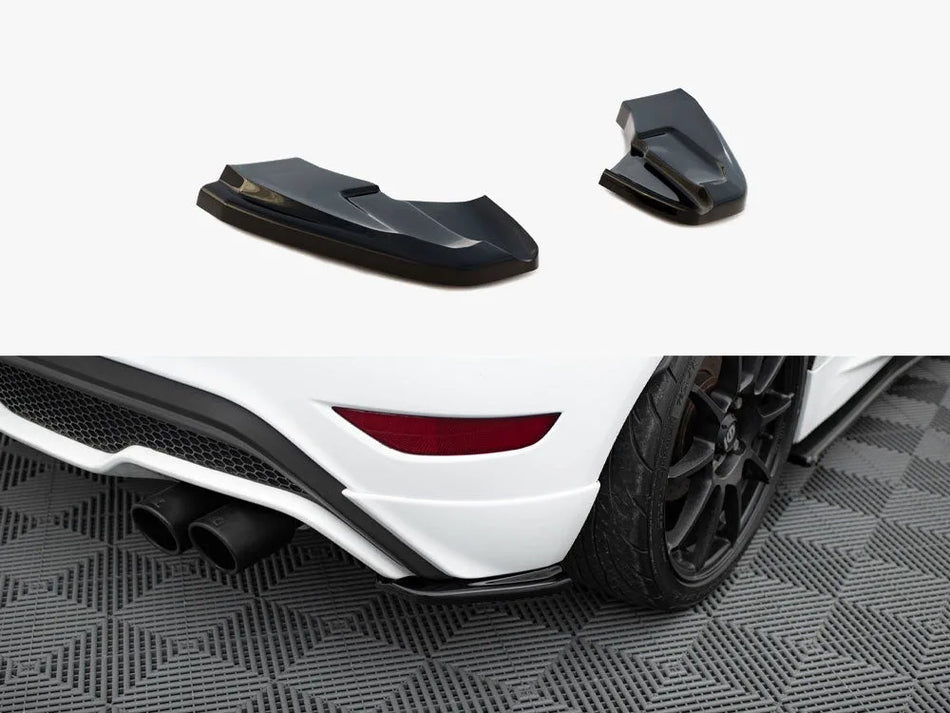 Maxton Rear Side Splitters Ford Fiesta ST / ST-Line / Zetec S Mk7 FL