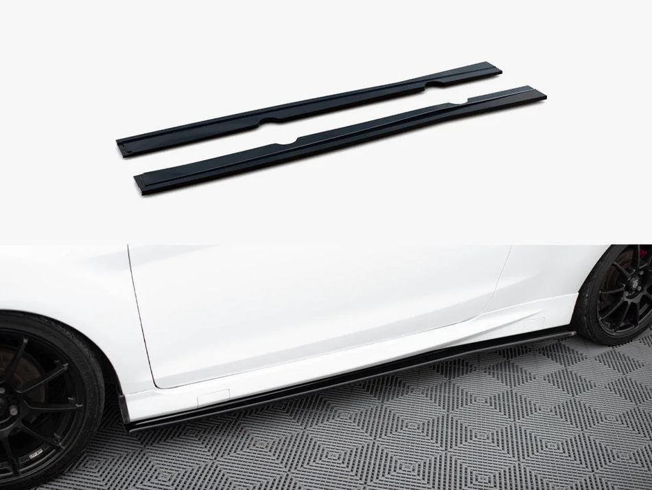 Maxton Side Skirts Diffusers Ford Fiesta Mk7 Facelift ST / Zetec S