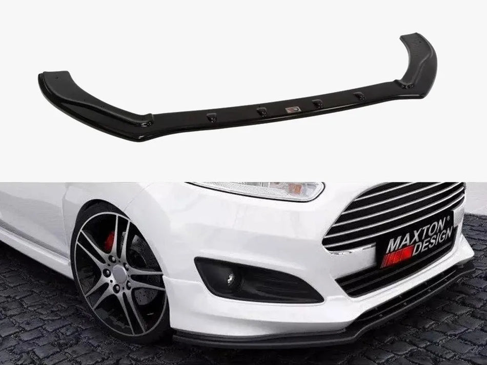 Maxton Front Splitter V.1 Ford Fiesta ST-Line Mk7 FL