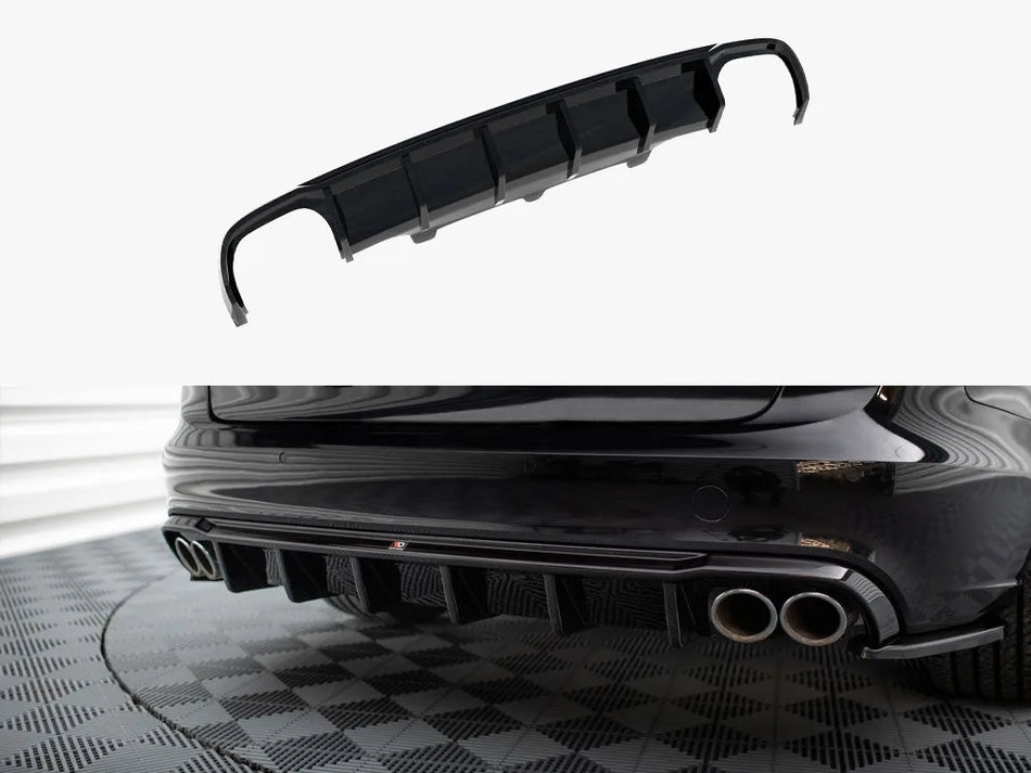 Maxton Rear Valance Audi A6 Sedan / Avant C7 (Version with dual exhausts on both sides)