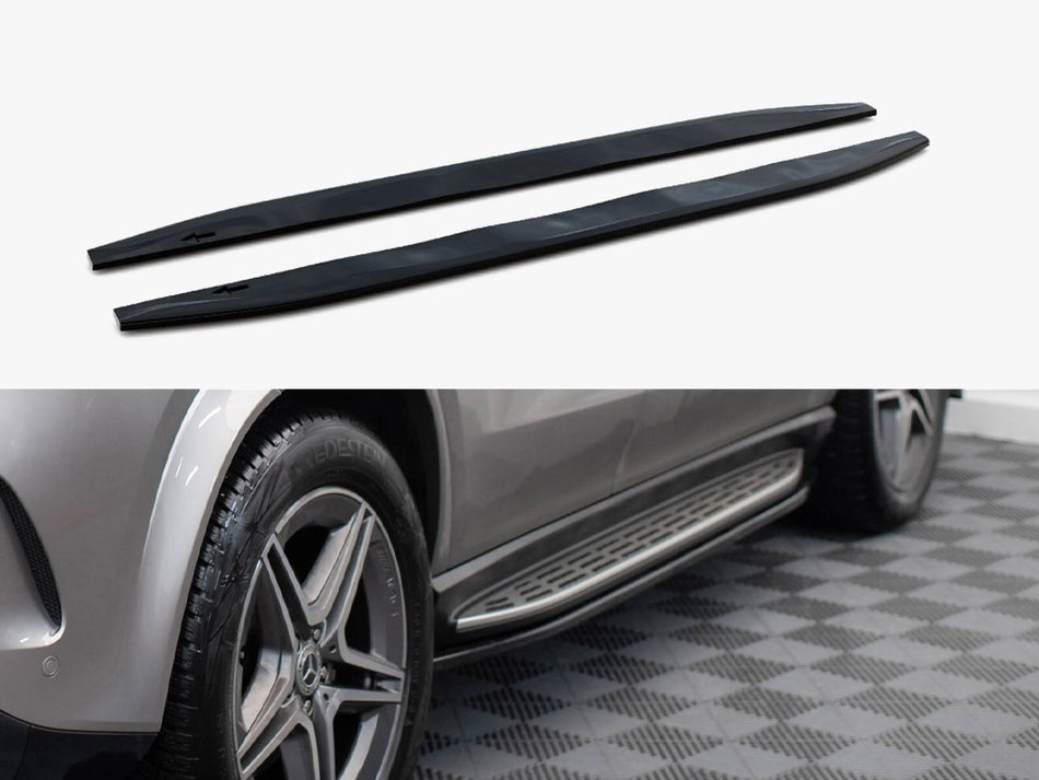 Maxton Side Skirts Diffusers V.1 Mercedes-AMG / AMG-Line GLE SUV W167 / W167 Facelift
