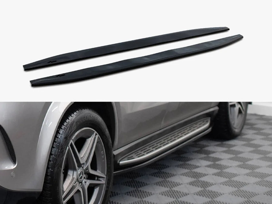 Maxton Side Skirts Diffusers V.1 Mercedes-AMG / AMG-Line GLE SUV W167 / W167 Facelift
