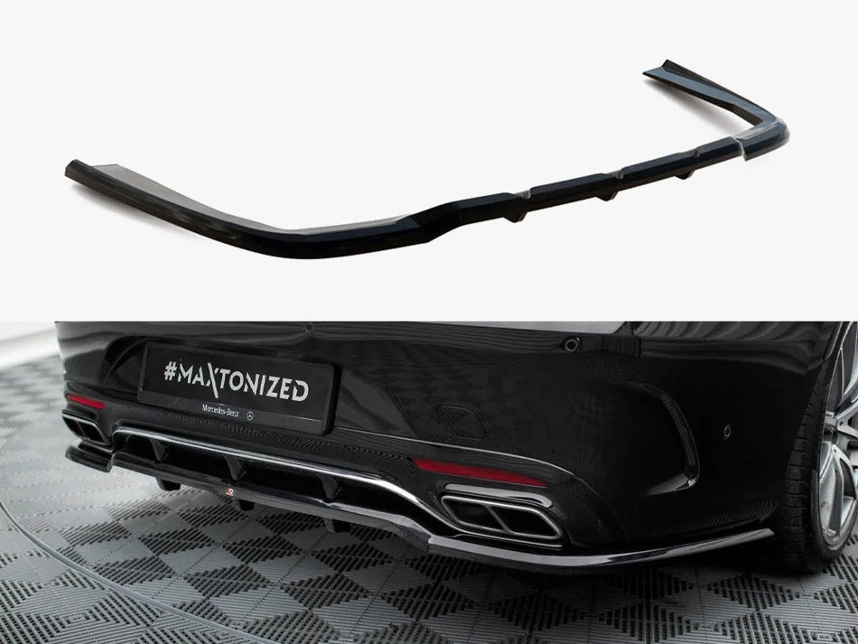 Maxton Rear Splitter (Vertical Bars) Mercedes-Benz S Coupe AMG-Line C217 Facelift