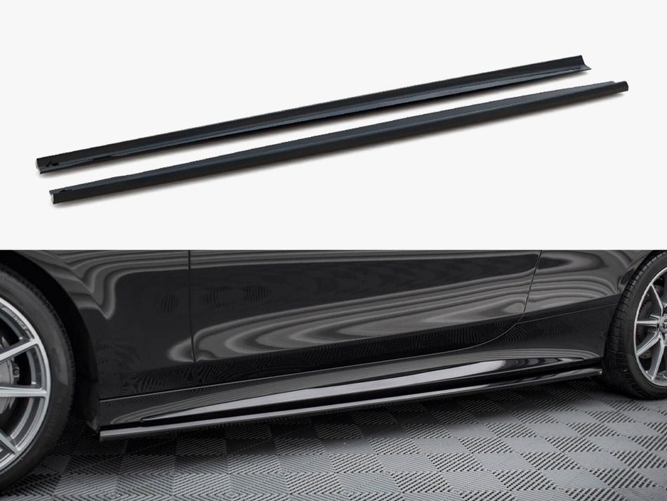 Maxton Side Skirts Diffusers Mercedes-Benz S Coupe AMG-Line C217 Facelift