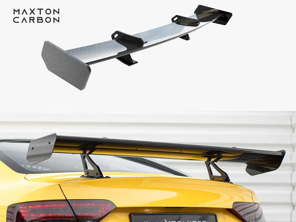 Maxton Carbon Spoiler With Upper Swan Mounting Audi A5 Coupe 8T