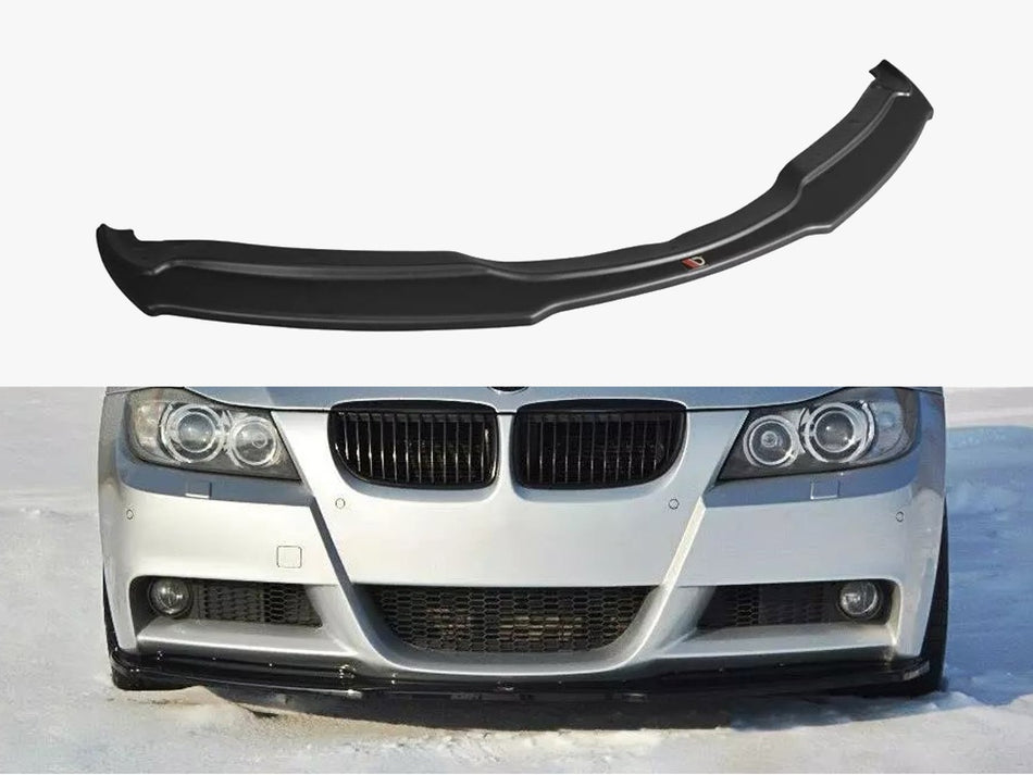 Maxton Front Splitter V.1 BMW 3 E90 M-Sport (2004-2008) - Carbon Look