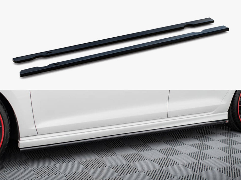Maxton Side Skirts Diffusers V.3 Volkswagen Golf R / R-Line Mk7