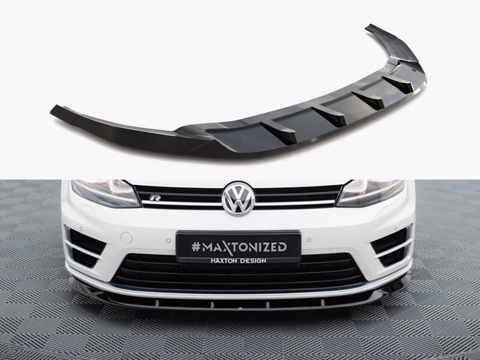 Maxton Front Splitter V.6 Volkswagen Golf R / R-Line Mk7