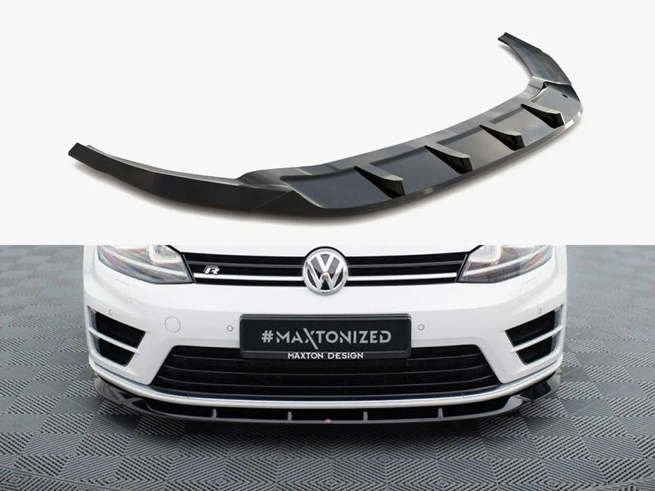 Maxton Front Splitter V.6 Volkswagen Golf R / R-Line Mk7