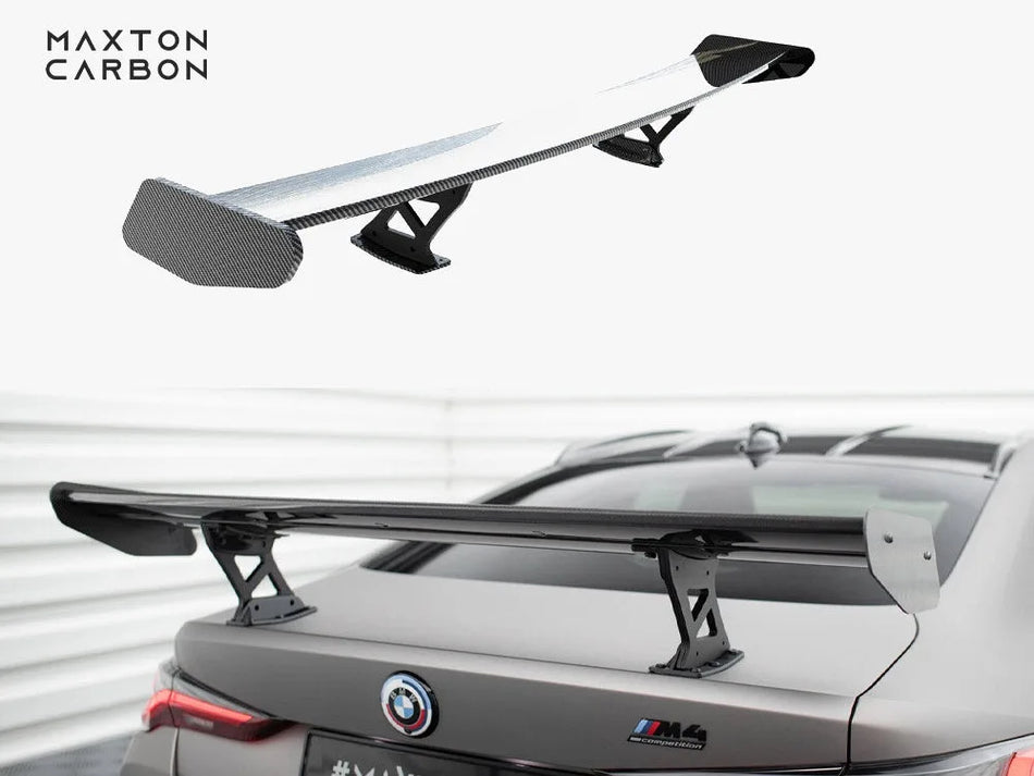 Maxton Carbon Spoiler With Internal Brackets Uprights BMW M4 G82 / G82 Facelift / M440i / 4 M-Pack G22 / G22 Facelift