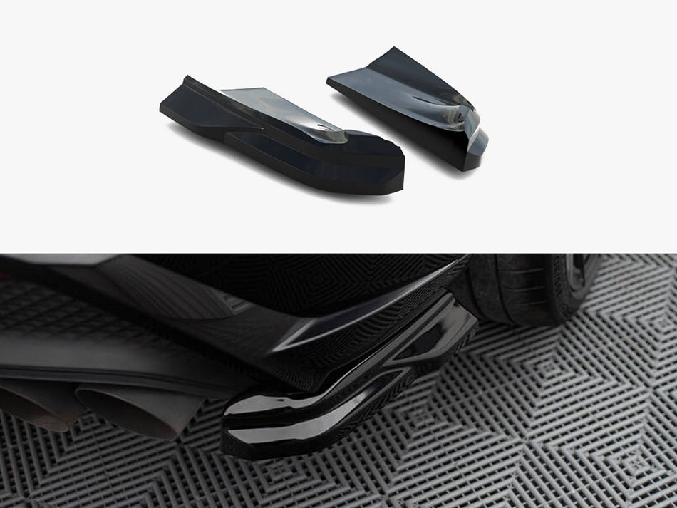 Maxton Rear Side Splitters Porsche Macan GTS Mk1 Facelift 2