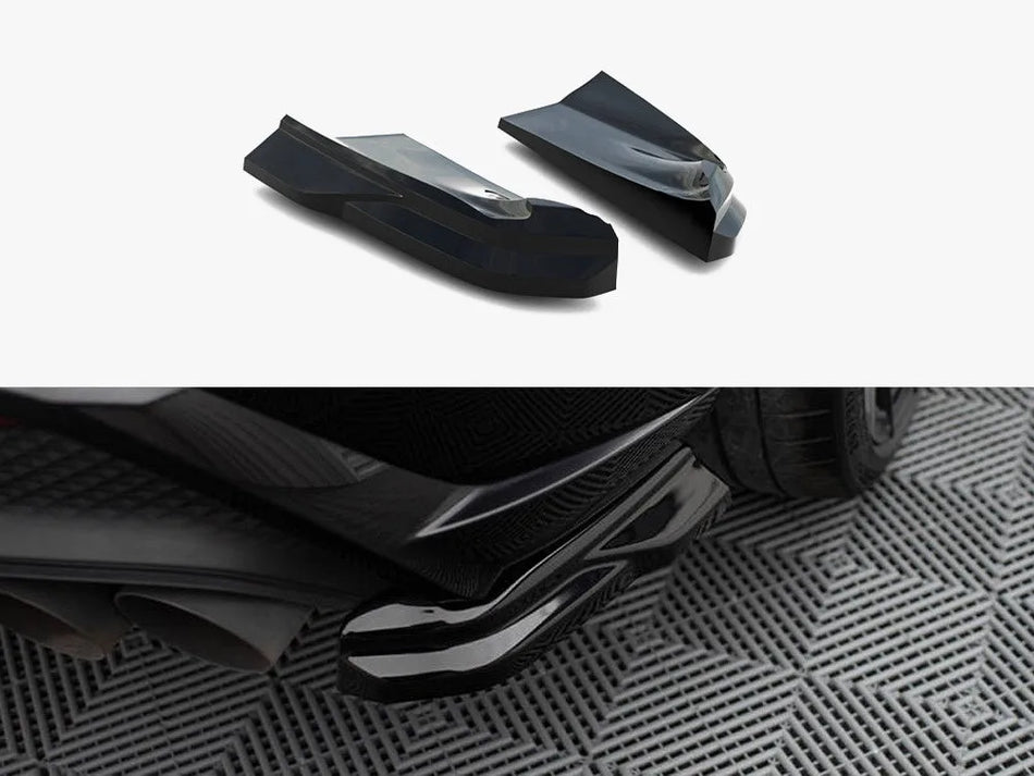 Maxton Rear Side Splitters Porsche Macan GTS Mk1 Facelift 2