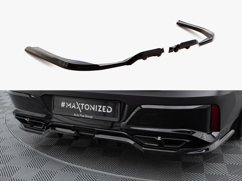 Maxton Central Rear Splitter (Vertical Bars) BMW M760e G70