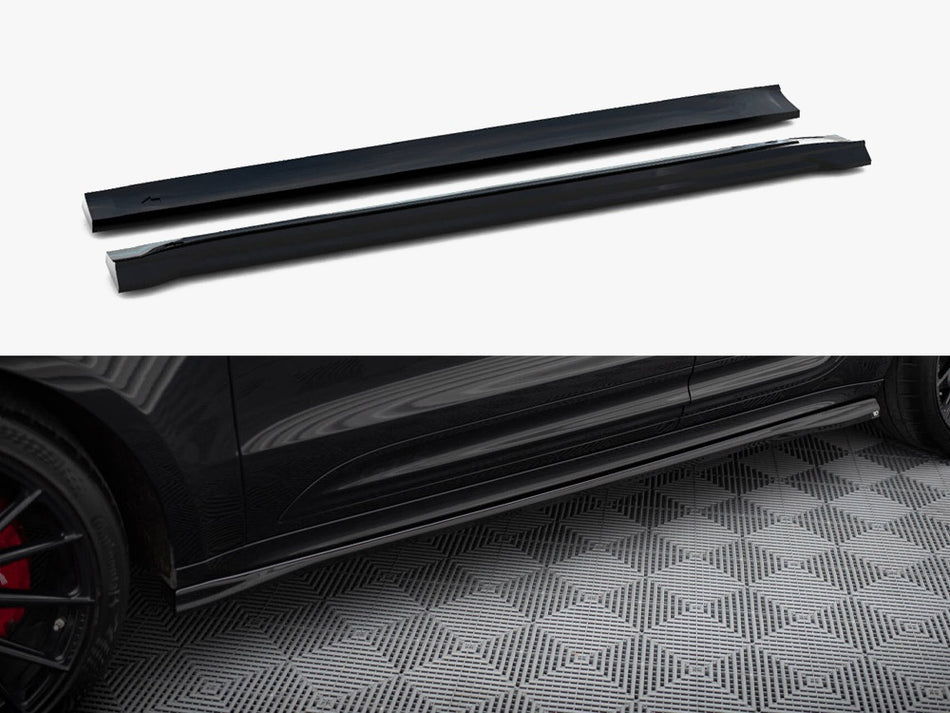 Maxton Side Skirts Diffusers Porsche Macan T / GTS Mk1 Facelift 2