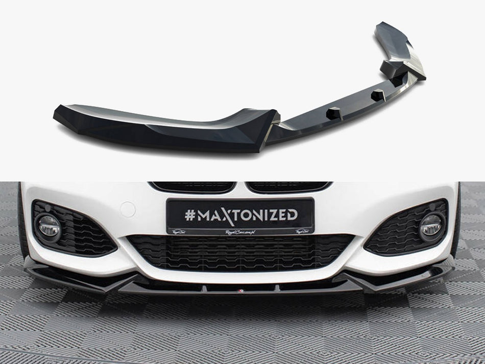 Maxton Front Splitter V.5 BMW 1 M-Pack / M140i F20 Facelift