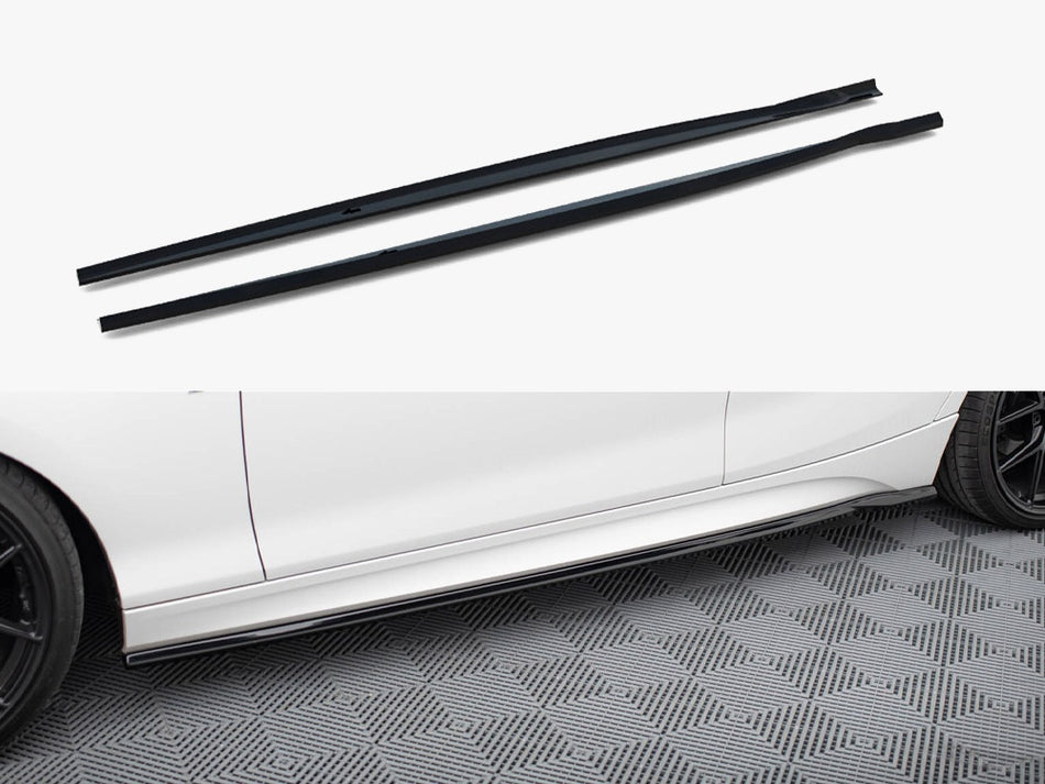 Maxton Side Skirts Diffusers V.5 BMW 1 M-Pack / M140i F20 Facelift