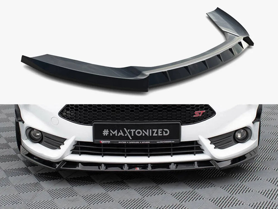 Maxton Front Splitter V.6 Ford Fiesta ST Mk7 Facelift