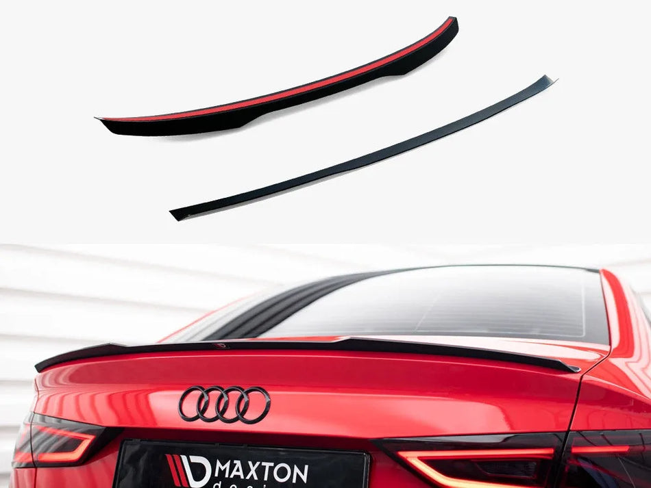 Maxton Spoiler CAP Audi A3 / A3 S-Line / S3 / RS3 Sedan 8V
