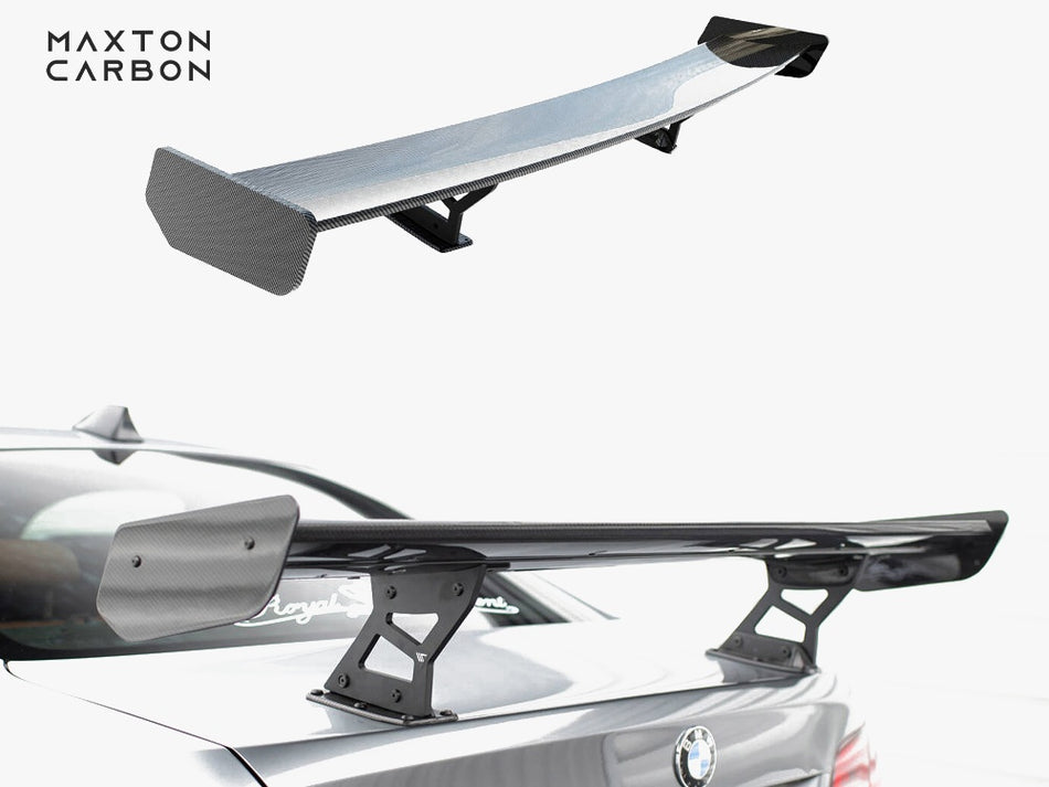Maxton Carbon Spoiler With Internal Brackets Uprights BMW 3 / M3 Coupe E92