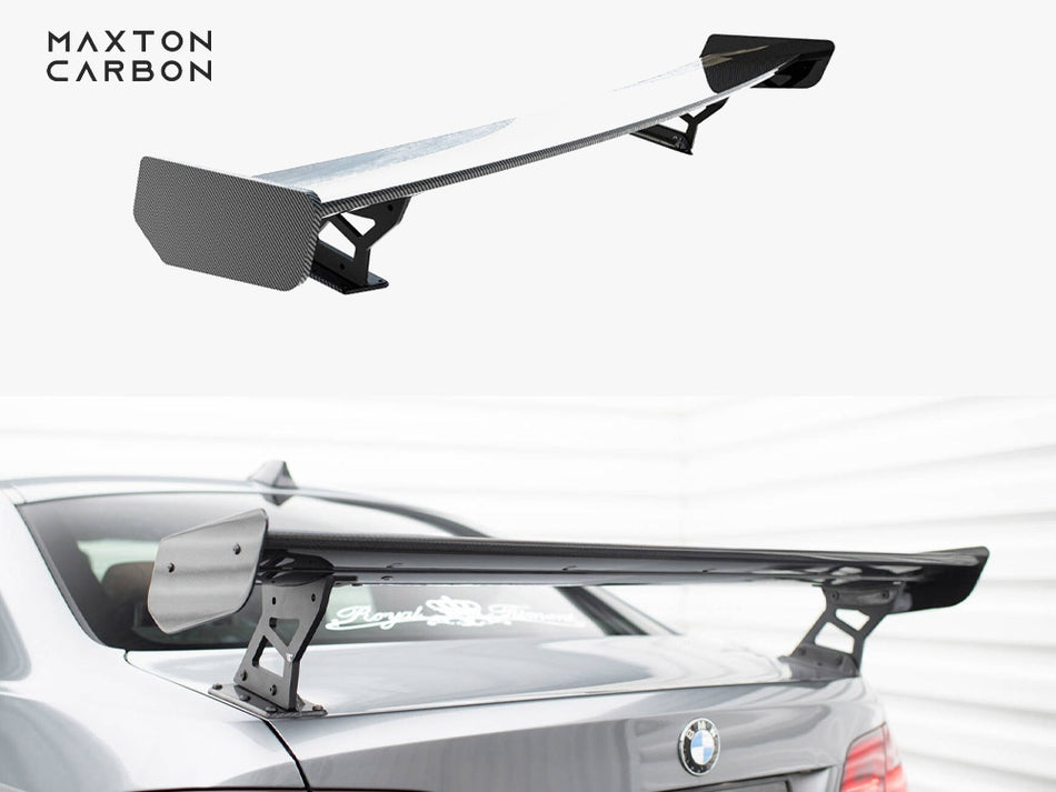 Maxton Carbon Spoiler With External Brackets Uprights BMW 3 / M3 Coupe E92