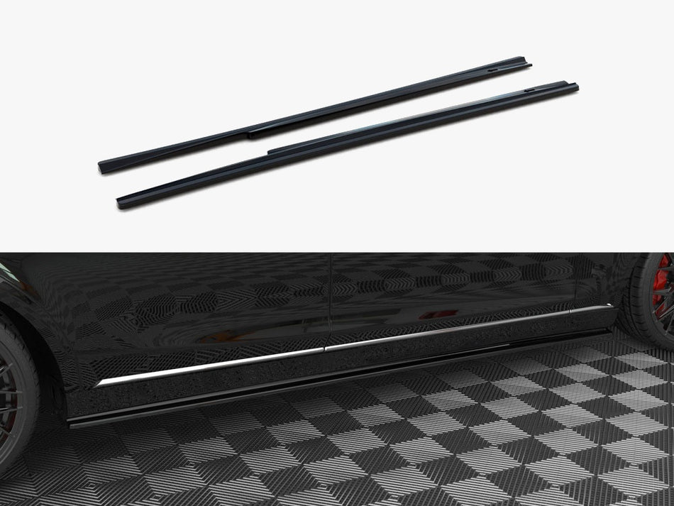 Maxton Side Skirts Diffusers Mercedes-Benz S Long W222