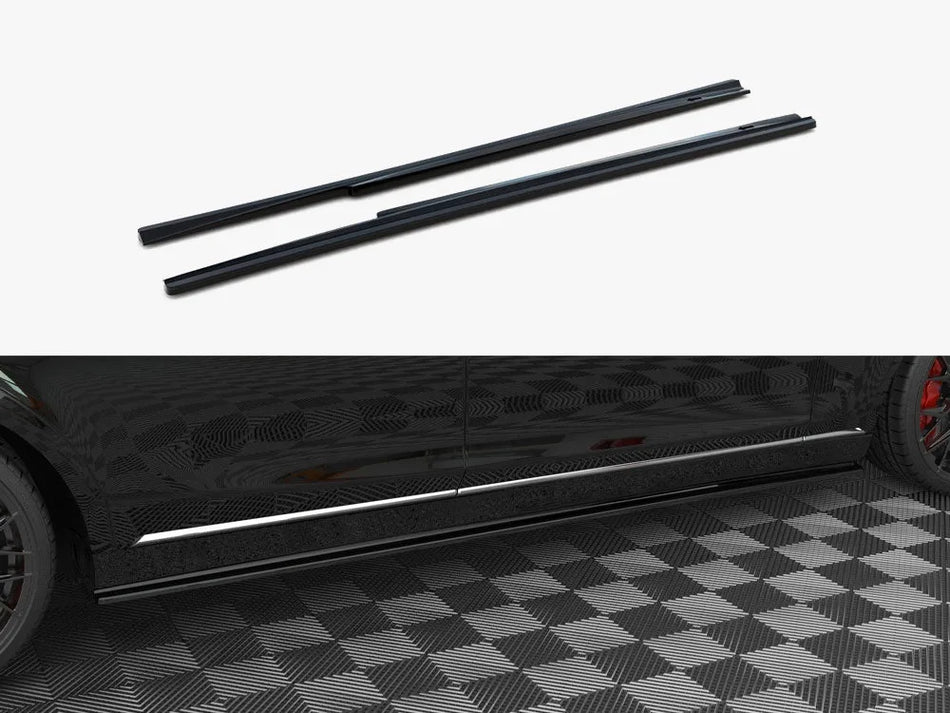 Maxton Side Skirts Diffusers Mercedes-Benz S Long W222