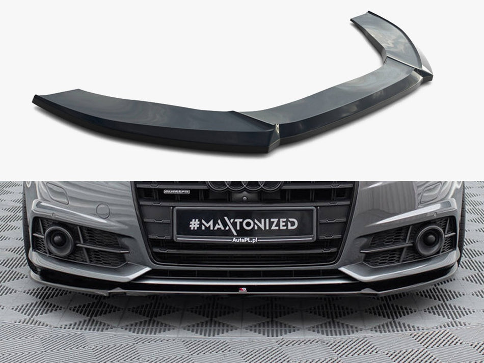 Maxton Front Splitter V.1 Audi A6 / A6 C7 S-Line / S6 C7 Facelift