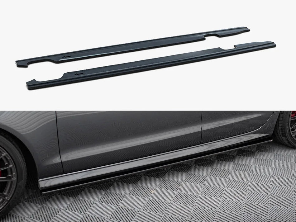 Maxton Side Skirts Diffusers Audi A6 / A6 C7 S-Line / S6 C7 Facelift