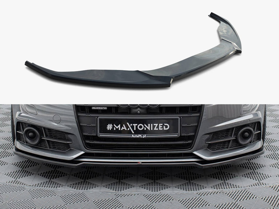Maxton Front Splitter V.2 Audi A6 / A6 C7 S-Line / S6 C7 Facelift