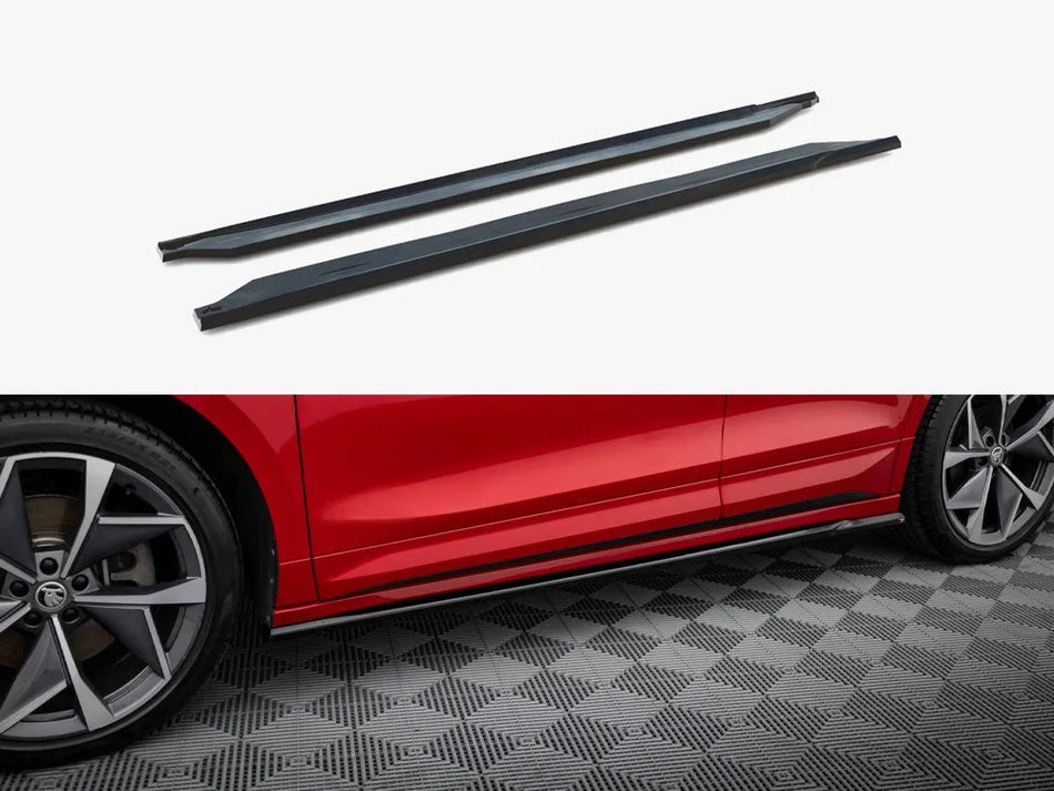 Maxton Side Skirt Diffusers Skoda Enyaq Coupe iV RS