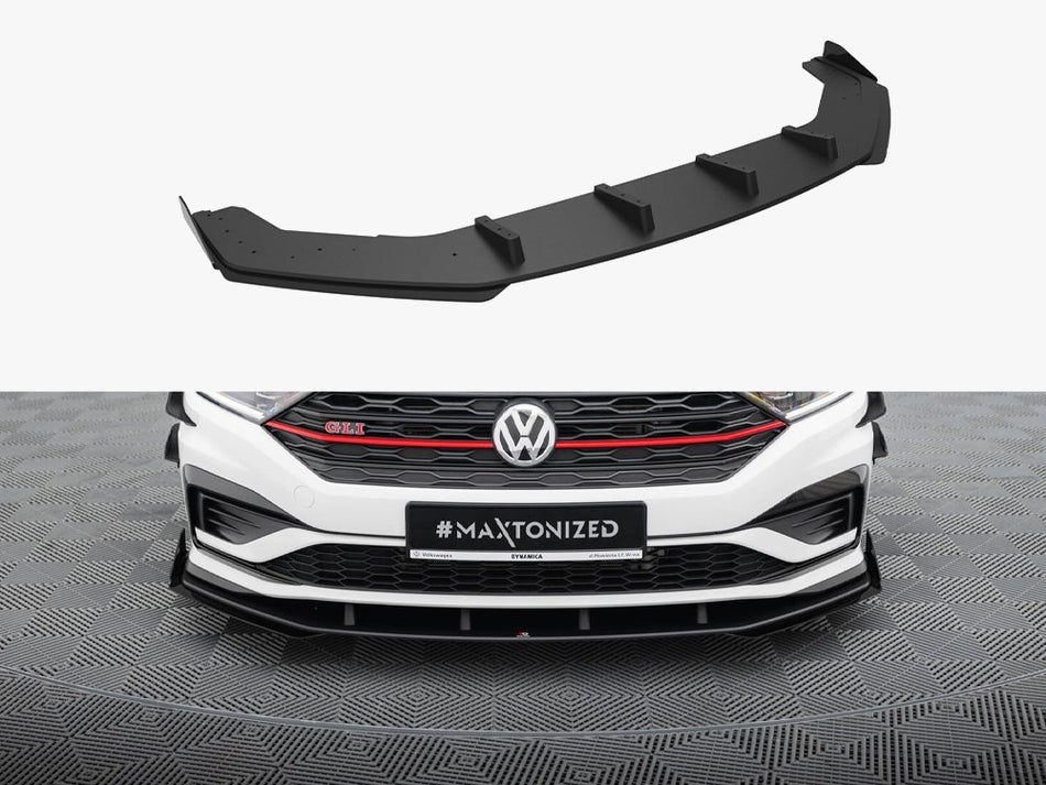 Maxton Street PRO Front Splitter + Flaps Volkswagen Jetta GLI Mk7