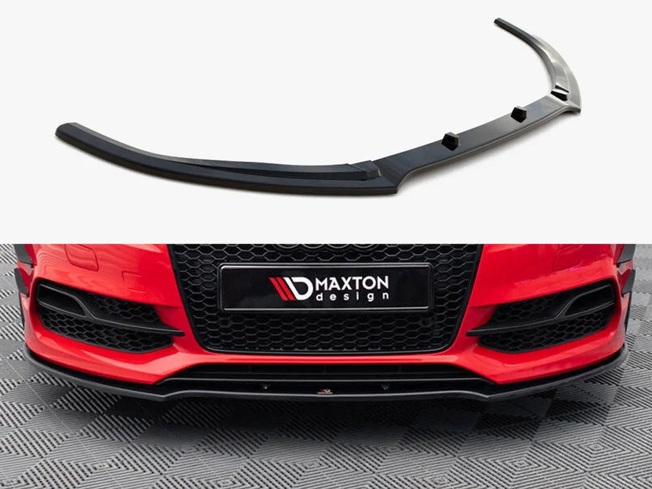 Maxton Front Splitter V.2 Audi S3 / A3 S-Line 8V Sedan / Cabrio (2013-2016)